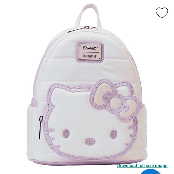 Loungefly Sanrio Exclusive Hello Kitty Quilted Texture Set main image 6